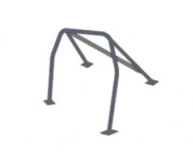 Cusco 289 270 D20 Steel Roll Cage 5 Point Safety21 for R35 GTR - Click Image to Close